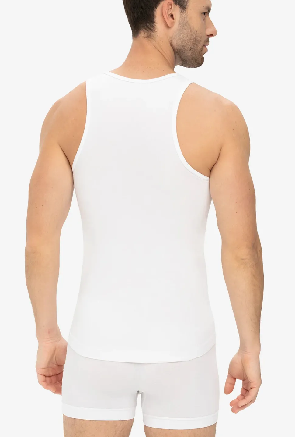 Bawełniana koszulka męska na ramiączkach Seamless Tank