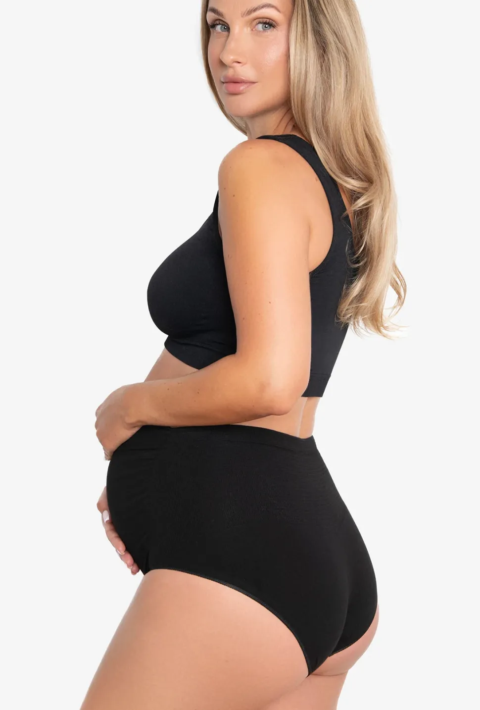 Bawełniane majtki ciążowe Mamma