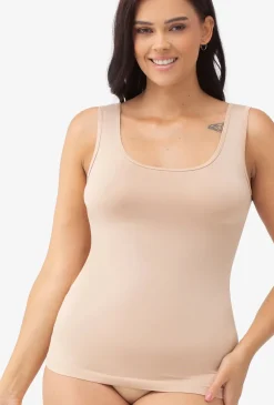 Bluzka bezszwowa z szerokimi ramiączkami Tank Top