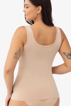 Bluzka bezszwowa z szerokimi ramiączkami Tank Top