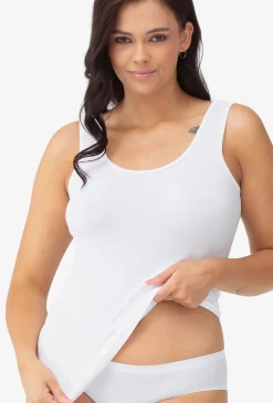 Bluzka bezszwowa z szerokimi ramiączkami Tank Top