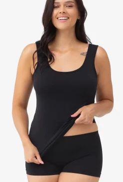 Bluzka bezszwowa z szerokimi ramiączkami Tank Top