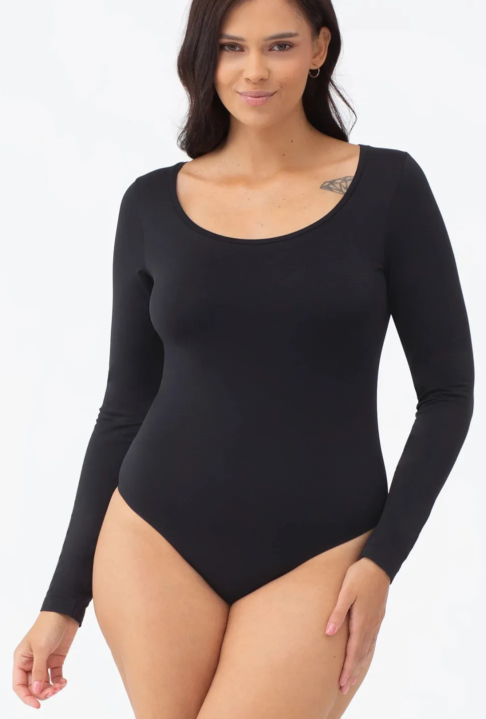 Body bezszwowe z długim rękawem Body Perfect