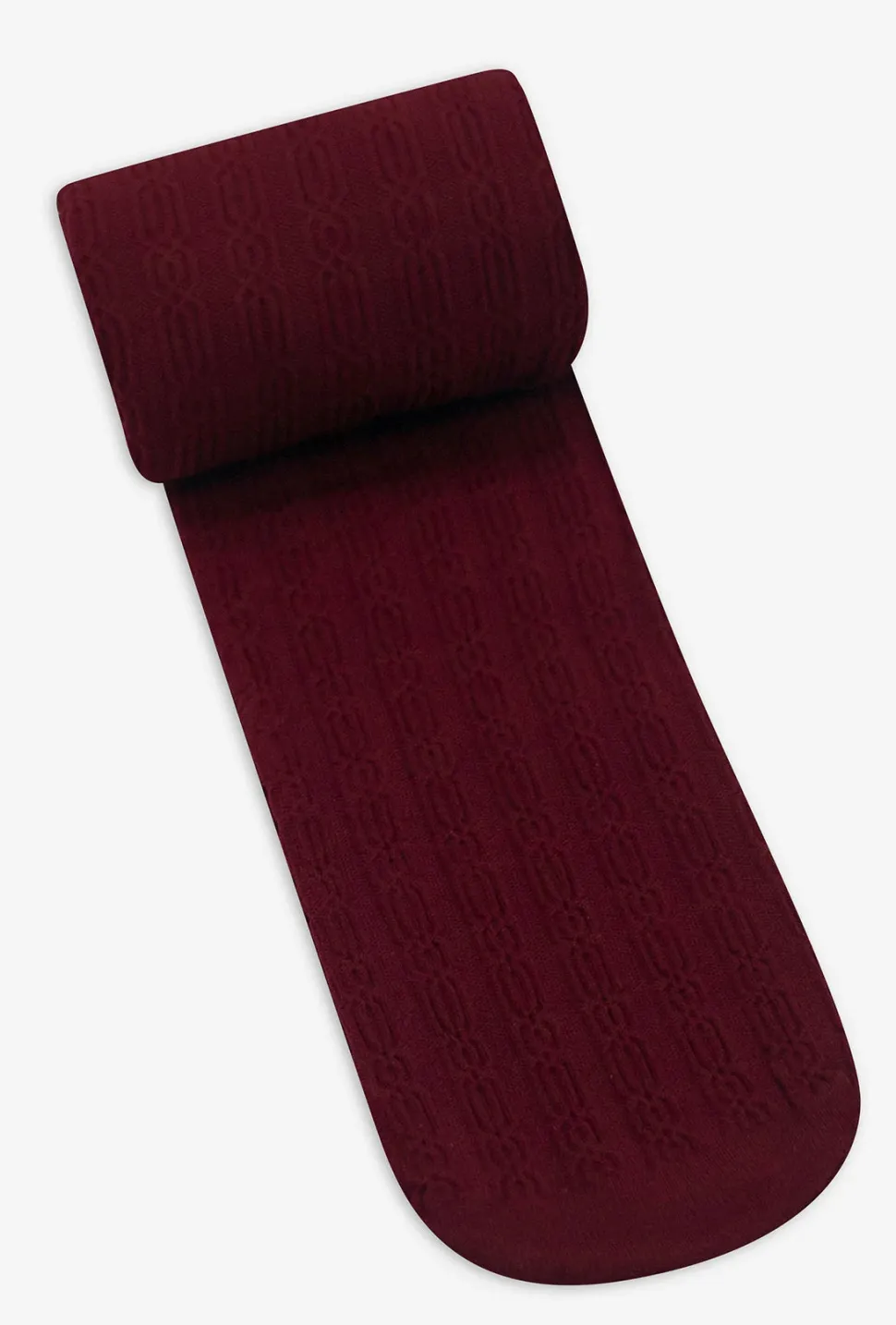 Bordowe rajstopy dziecięce Tiffany 01