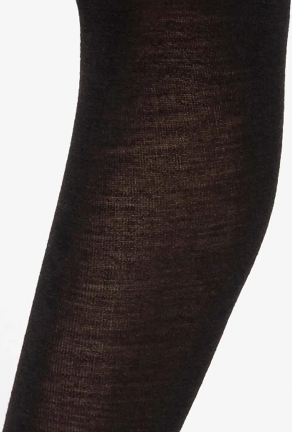 Czarne wełniane rajstopy Plus size