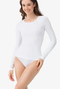 Dopasowana bluzka z długim rękawem T-shirt L