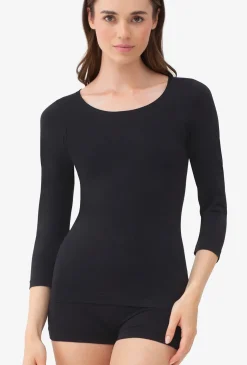 Dopasowana bluzka z rękawem 3/4 T-shirt Perfect