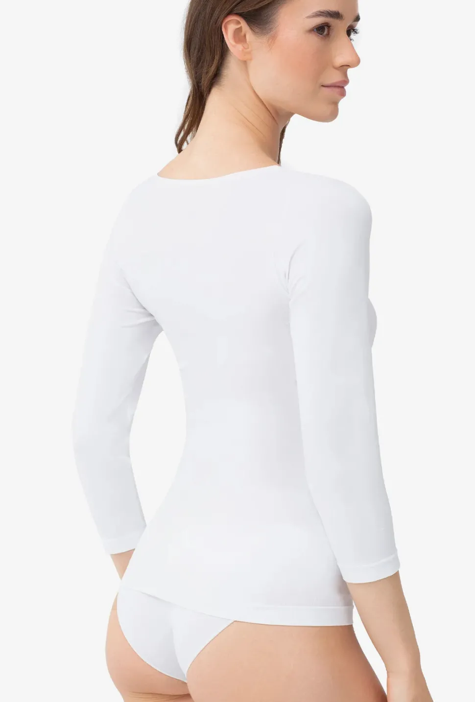 Dopasowana bluzka z rękawem 3/4 T-shirt Perfect
