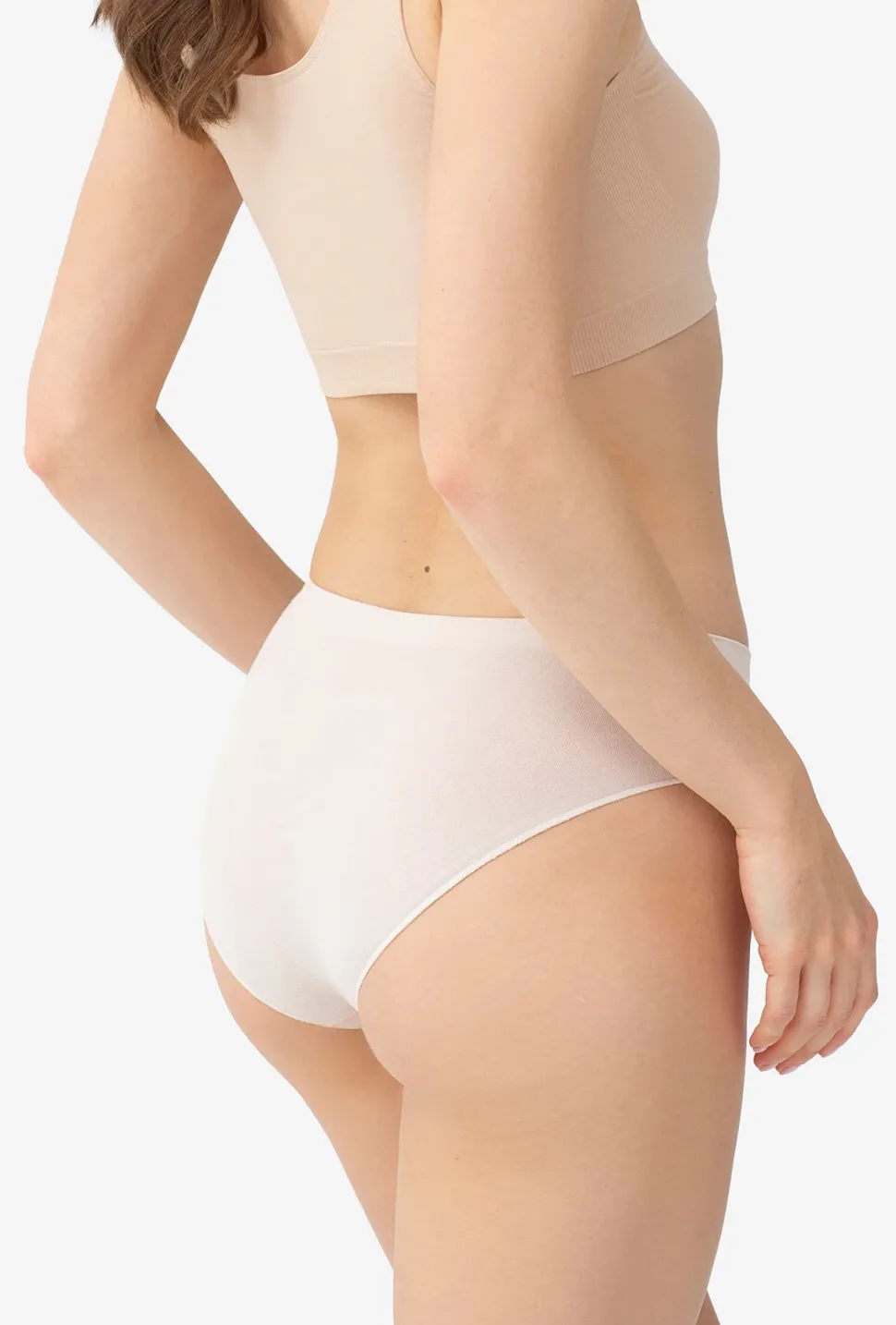 Majtki bawełniane bezszwowe Bikini Cotton