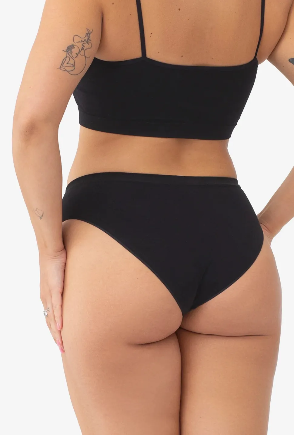 Majtki bawełniane bezszwowe Bikini Cotton
