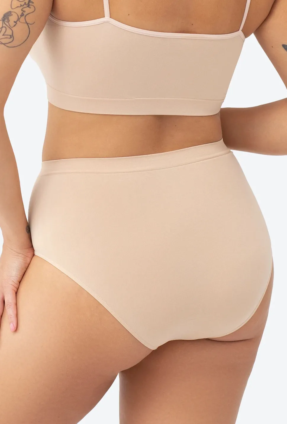 Majtki bezszwowe z wysokim stanem Bikini Thalia Classic