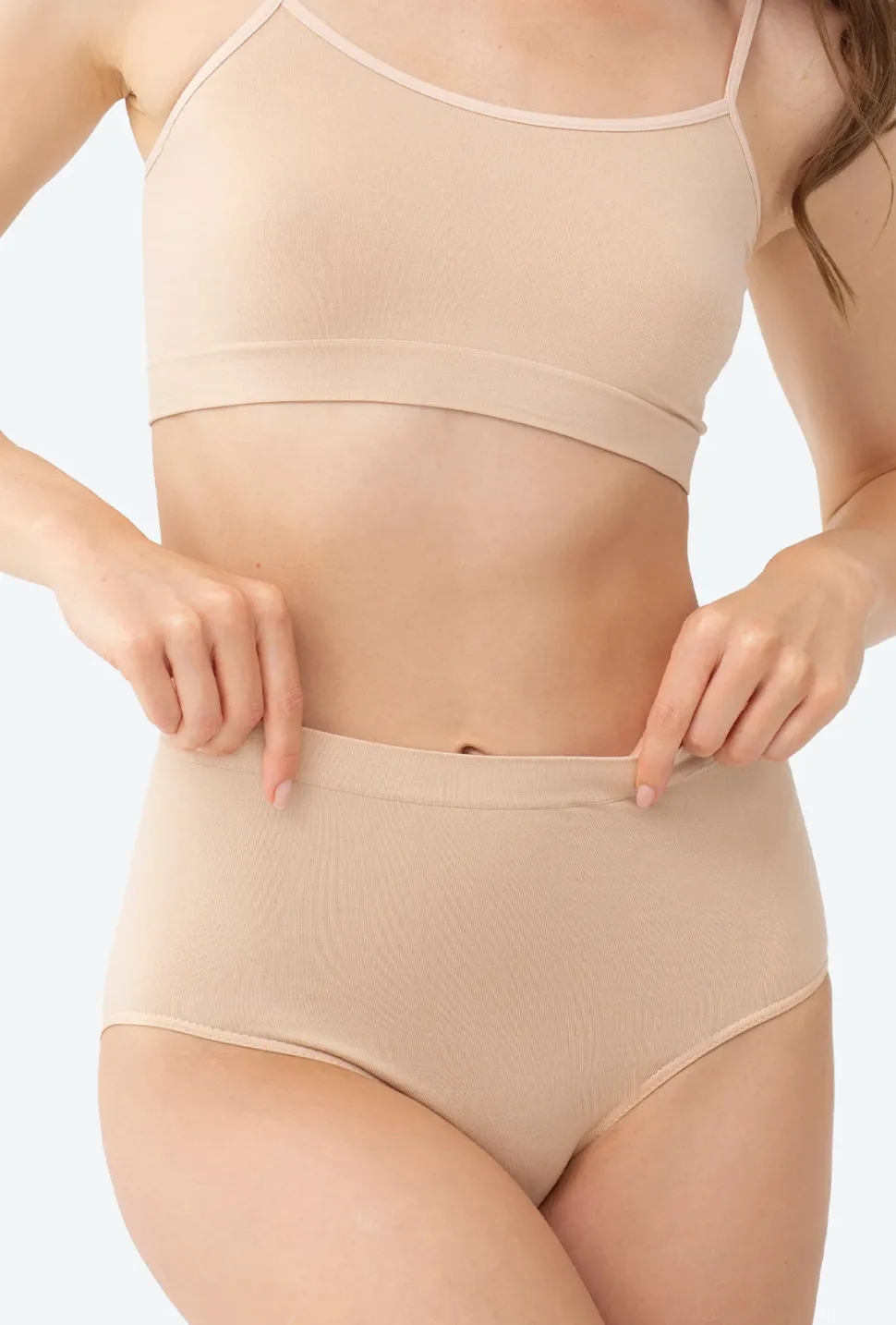 Majtki bezszwowe z wysokim stanem Bikini Thalia Classic
