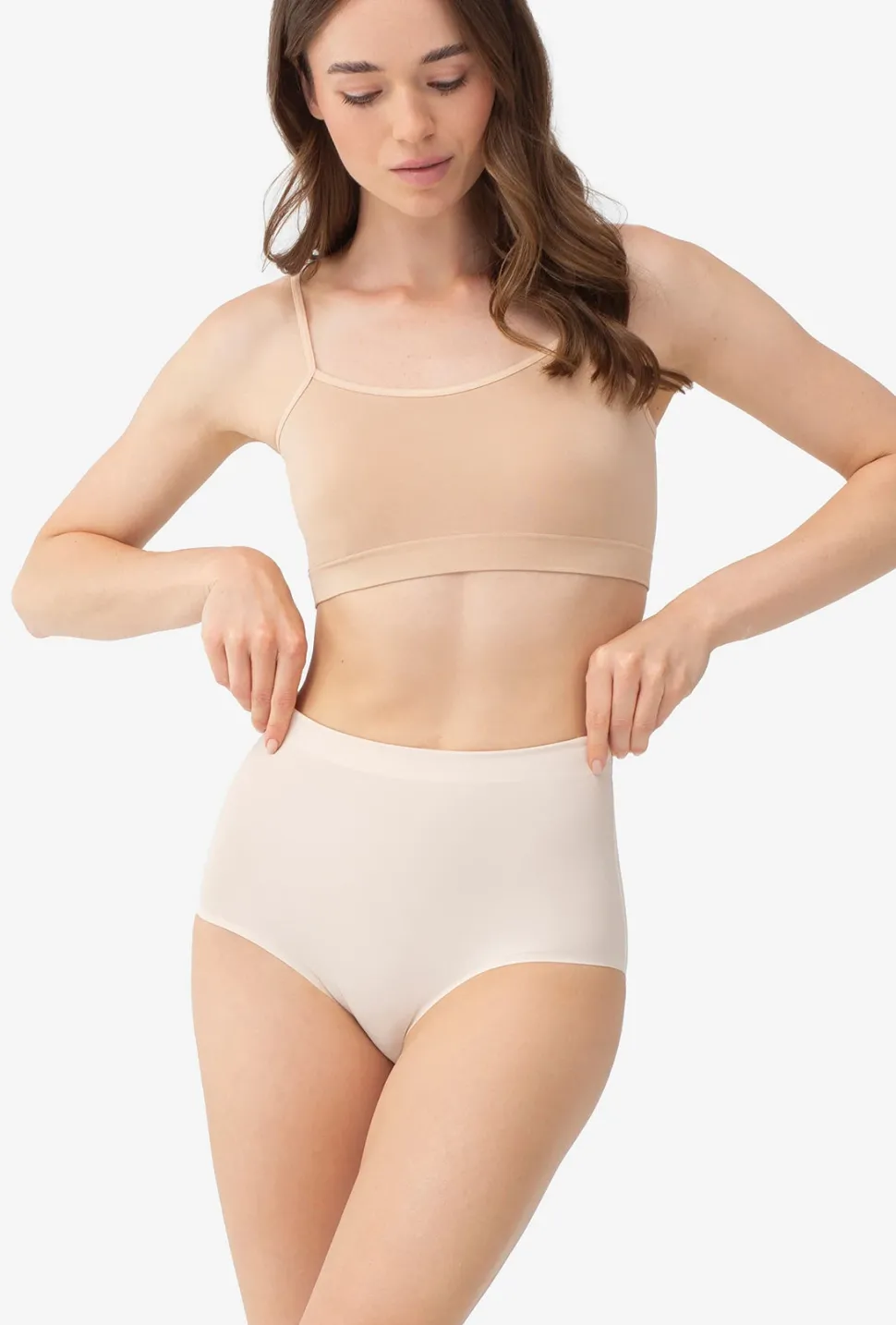 Majtki cięte laserowo z wysokim stanem Bikini Thalia Softi