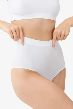Majtki cięte laserowo z wysokim stanem Bikini Thalia Softi
