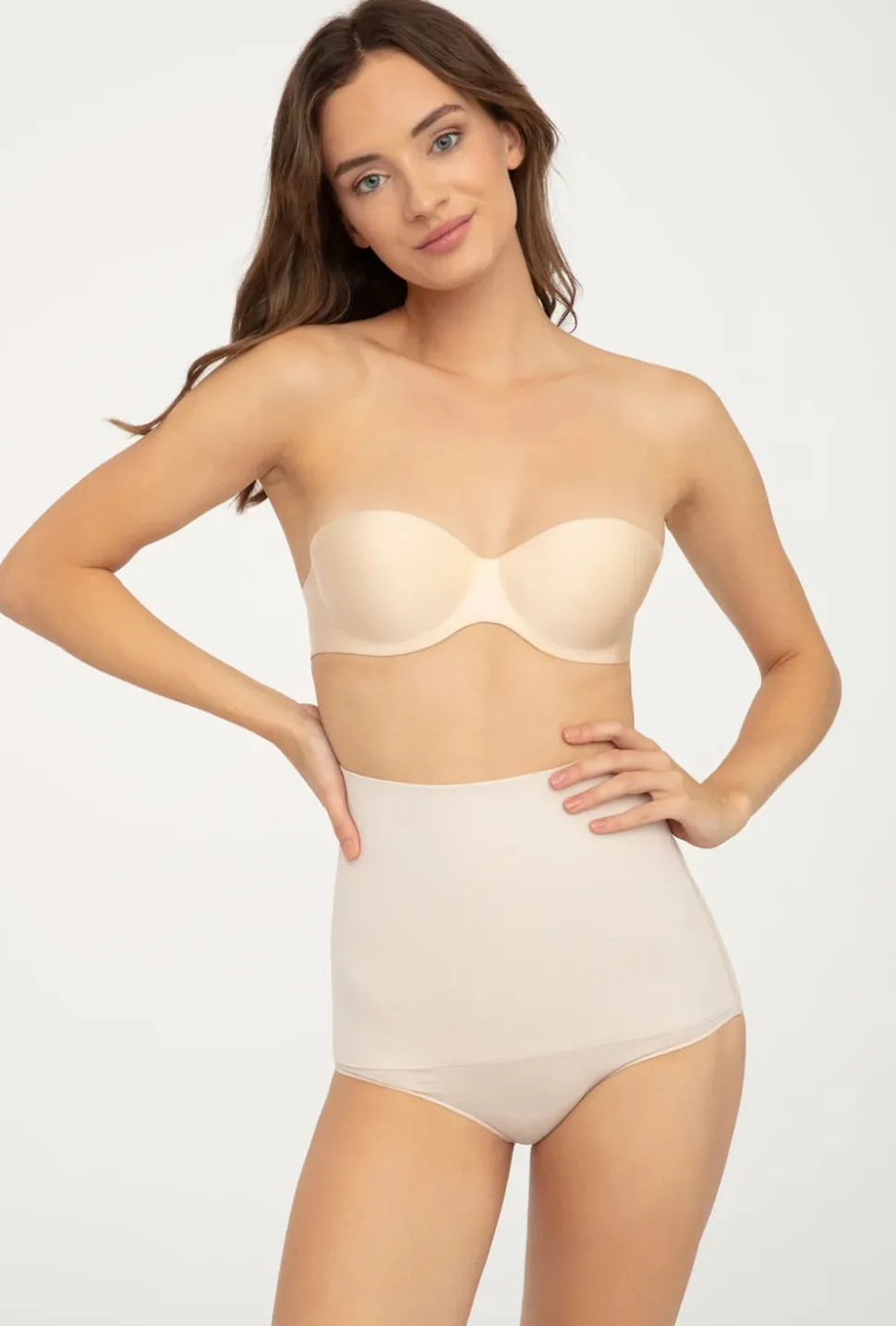Majtki wyszczuplające z wysokim stanem Bikini HW Shape line