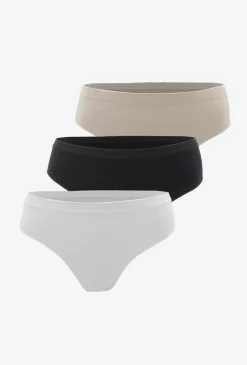 3-pak majtek bawełnianych bikini