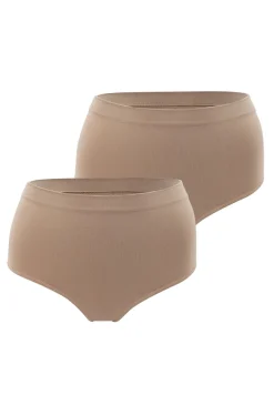 2-pak majtek z wysokim stanem bikini Thalia Q-Eko