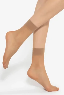 2-pak skarpetek rajstopowych Lycra