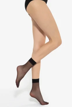 2-pak skarpetek rajstopowych Lycra