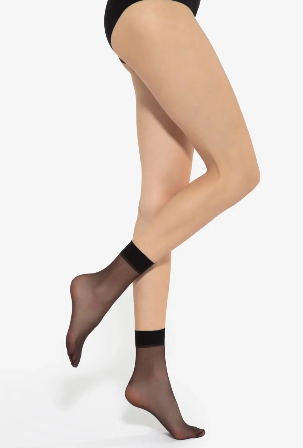 2-pak skarpetek rajstopowych Lycra