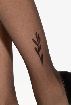 Rajstopy z wzorem imitującym tatuaż Tattoo 28