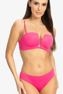 Różowy dół od bikini Riva