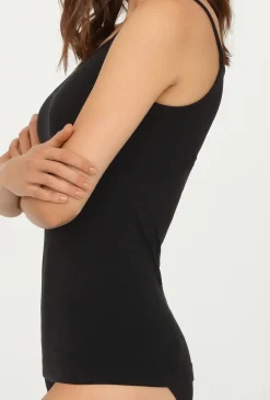 Top bezszwowy na cienkich ramiączkach Camisole